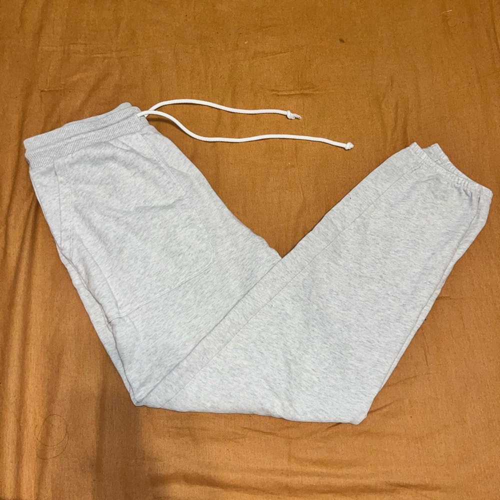 American Eagle Light Grey Drawstring Sweatpants